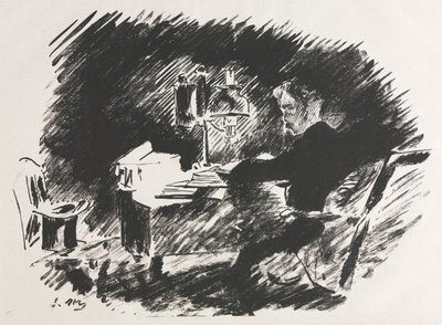 Ilustração para O Corvo de Edgar Allan Poe de Édouard Manet