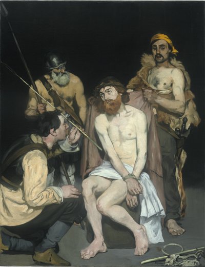 Jesus zombado pelos soldados, 1865 de Édouard Manet