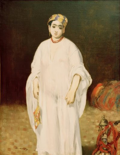 Jovem mulher em traje oriental (La Sultane) de Édouard Manet