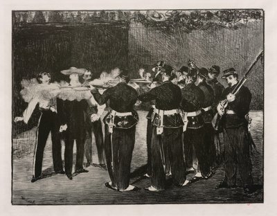 A execução de Maximiliano de Édouard Manet