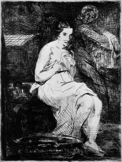 O banheiro, 1861 de Édouard Manet