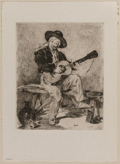 Le Guitarrero de Édouard Manet