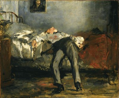 O suicídio, ca 1877. de Édouard Manet