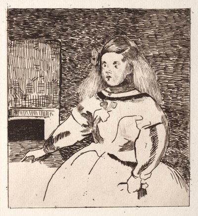 Linfante Marguerite. de Édouard Manet