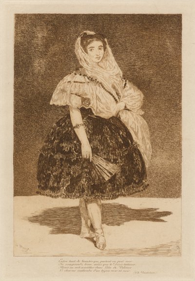 Lola de Valência de Édouard Manet