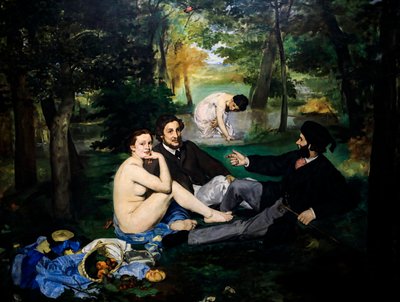 Almoço na Grama também Banho depois A parte quadrada de Édouard Manet