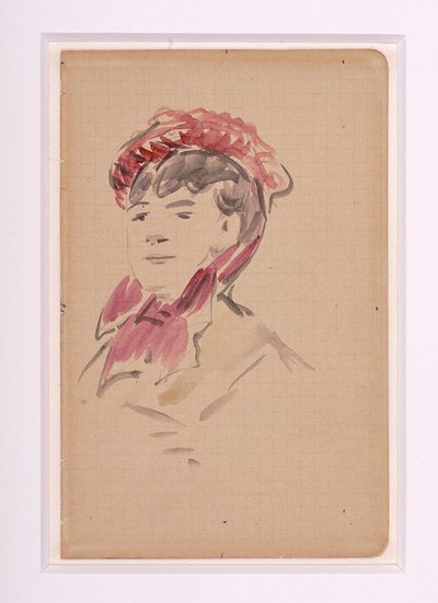 Manet - Retrato de Isabelle Lemonnier, cerca de 1880 de Édouard Manet