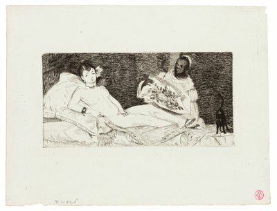 Olympia (placa publicada) de Édouard Manet
