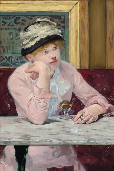Ameixa Brandy, c. 1877. de Édouard Manet