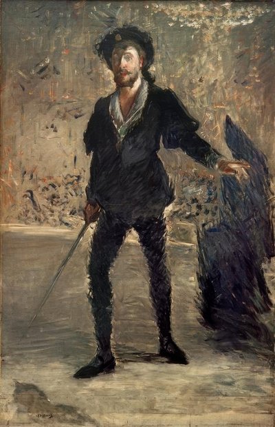 Retrato de Faure como Hamlet de Édouard Manet