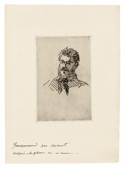 Retrato de Felix Bracquemond de Édouard Manet