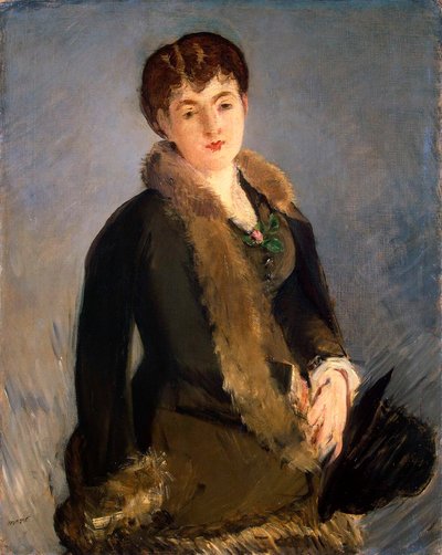 Retrato da mademoiselle Isabelle Lemonnier, c1880. de Édouard Manet