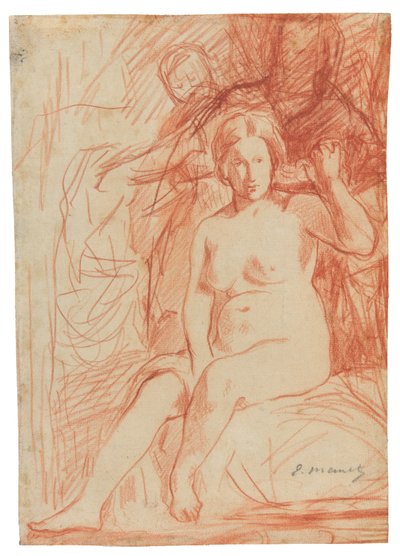 Nu sentado de Édouard Manet