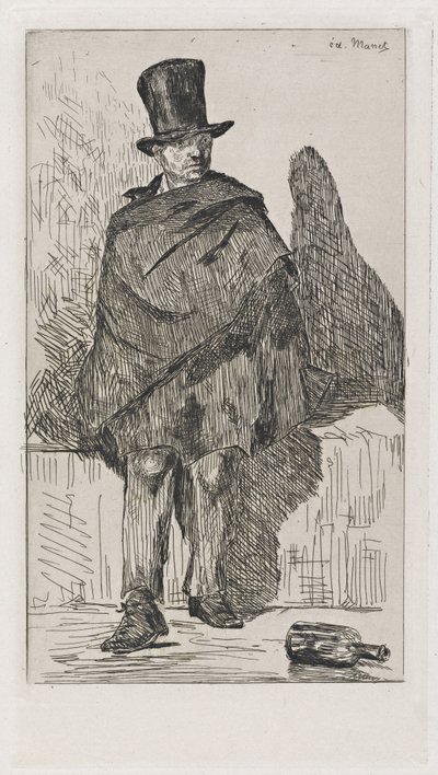 O bebedor de absinto de Édouard Manet