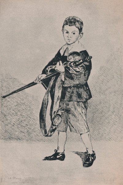 O Menino da Espada, 1862, 1946 de Édouard Manet