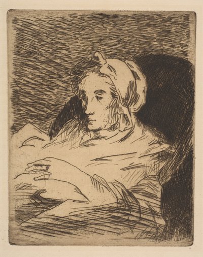 O convalescente Suzanne Manet, 1879-81. de Édouard Manet