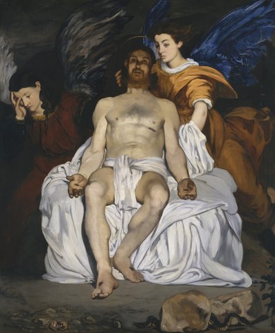 O Cristo Morto com Anjos de Édouard Manet