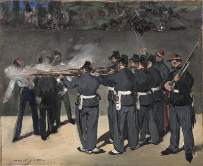 A execução do imperador Maximiliano de Édouard Manet