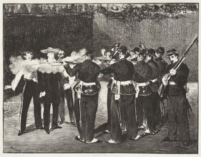 A execução do Imperador Maximiliano de Edouard Manet