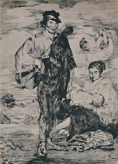 Os ciganos, 1862, 1946 de Édouard Manet