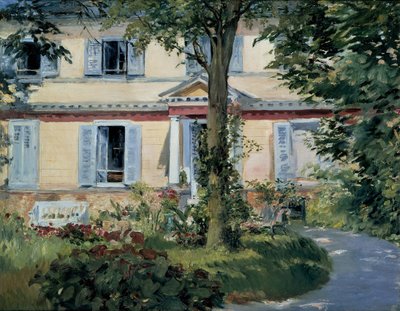A Casa em Rueil de Édouard Manet
