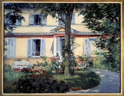 The House of Rueil Painting by Edouard Manet (1832-1883) 1882 Berlin, Staatliche museum de Édouard Manet