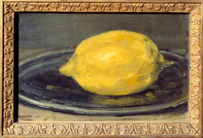 The Lemon Painting by Edouard Manet (1832-1883). 1880. Sol. 0,14x0,22 m Paris. Musee d
