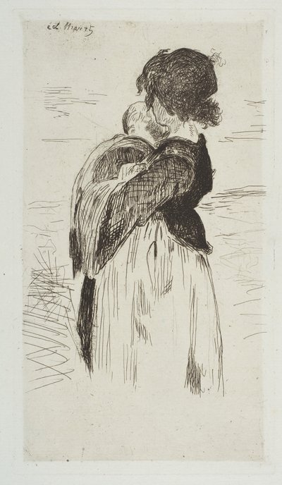 A menina, 1861-62. de Édouard Manet