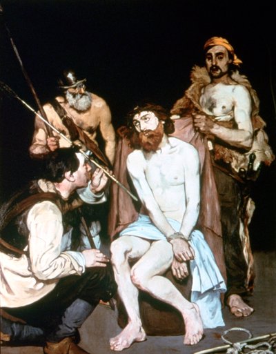 A zombaria de Cristo, 1885 de Édouard Manet