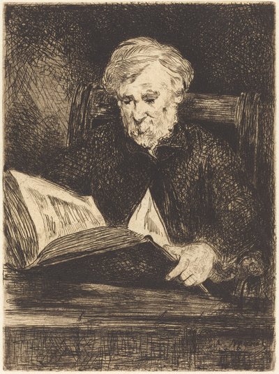 O Leitor Le Liseur, 1861. de Édouard Manet