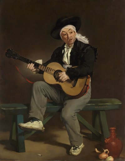 O cantor espanhol, 1860. de Édouard Manet