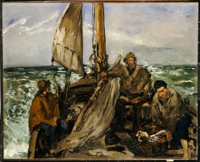 Os Trabalhadores do Mar, 1873 de Édouard Manet