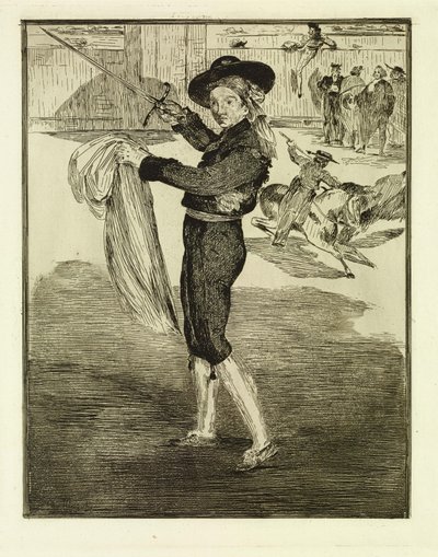 Victorine Meurent em traje de espada de Édouard Manet