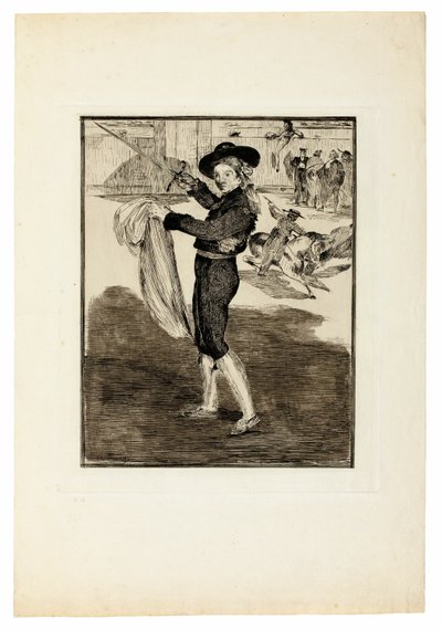 Victorine Meurent no Traje de uma "Espada" de Édouard Manet