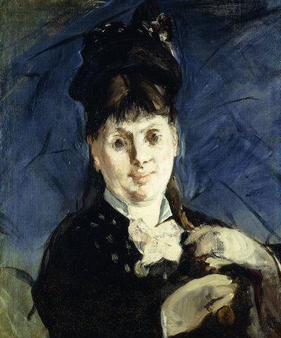 Mulher e um guarda-chuva; A mulher com o guarda-chuva, c.1875 de Édouard Manet