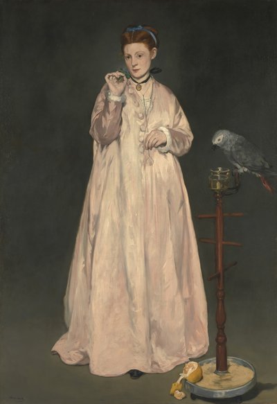 Jovem senhora em 1866, 1866. de Édouard Manet
