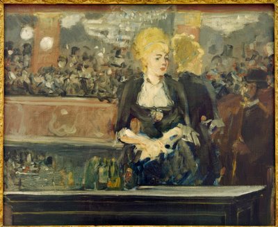Estude para o bar em Folies-Bergère de Édouard Manet
