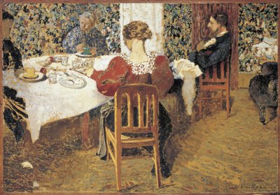Uma mesa (Le Dejeuner) por Vuillard, Edouard (1868-1940) de Edouard Vuillard