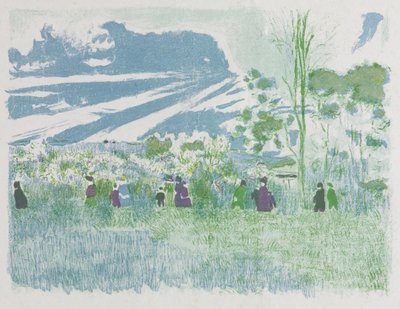 Através dos Campos de Edouard Vuillard