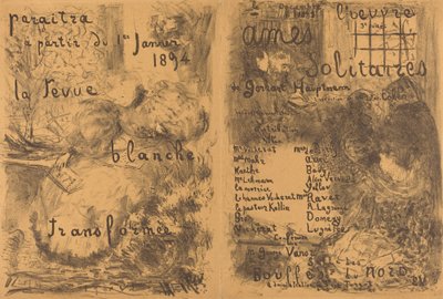 Almas Solitárias, 1893. de Edouard Vuillard