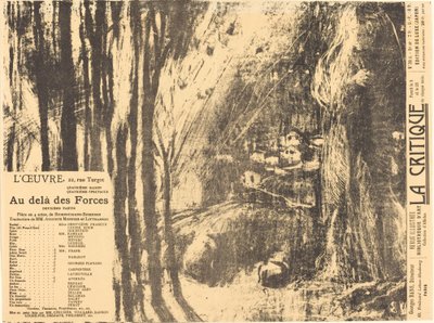 Além das forças humanas de Edouard Vuillard