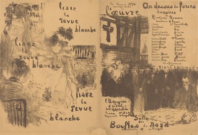 Acima da Força Humana, A Aranha de Cristal, 1894. de Edouard Vuillard