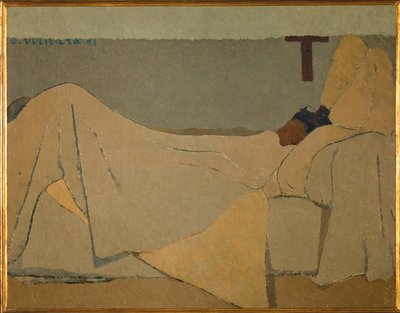 Na cama de Edouard Vuillard
