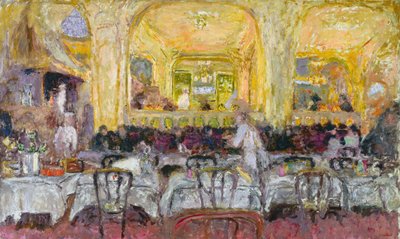 Café Wepler, c.1908-10, reformulado em 1912 de Edouard Vuillard