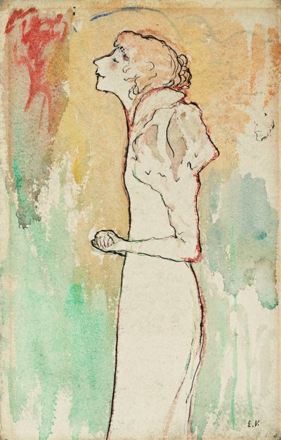 Cantor, c.1891-92 de Edouard Vuillard