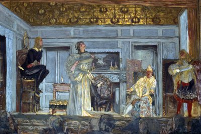 Decorações dos doentes imaginários por Moliere de Edouard Vuillard