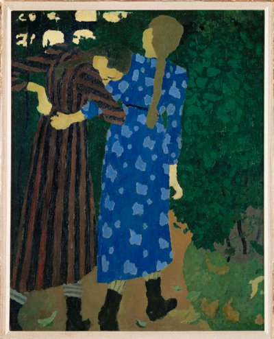 As raparigas estão a passear. Raparigas a passear de Edouard Vuillard