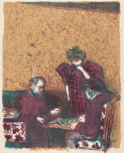 Das Damespiel de Edouard Vuillard