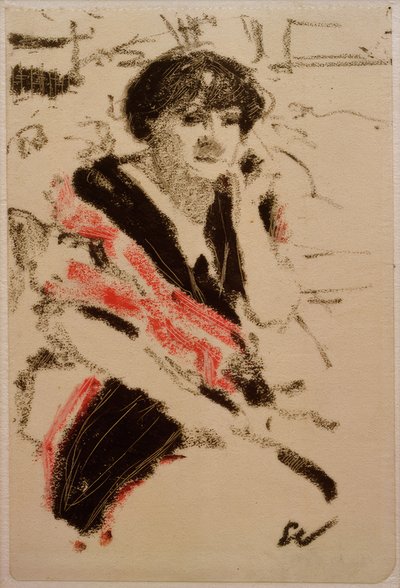Meia figura de uma mulher sentada de Edouard Vuillard