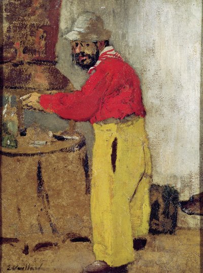 Henri de Toulouse-Lautrec em Villeneuve sur Yonne, 1898 de Edouard Vuillard